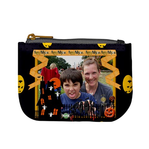 Spooky Halloween Mini Purse By Claire Mcallen Front
