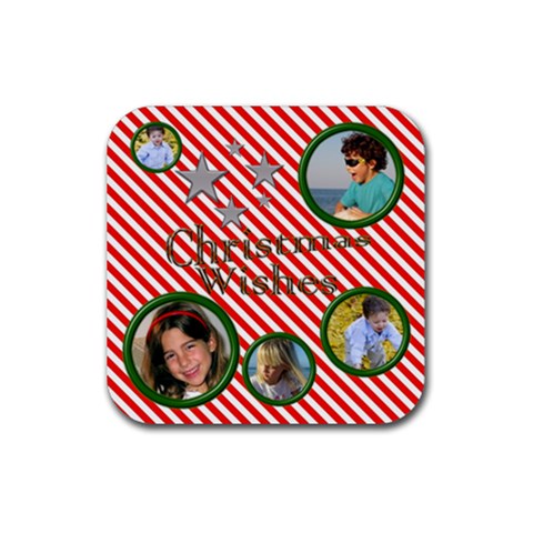Christmas Wishes Coaster By Deborah Front