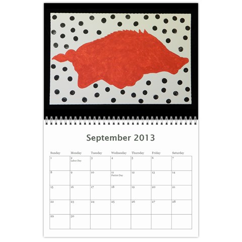 2013 Calendar By Rebecca Allen Sep 2013