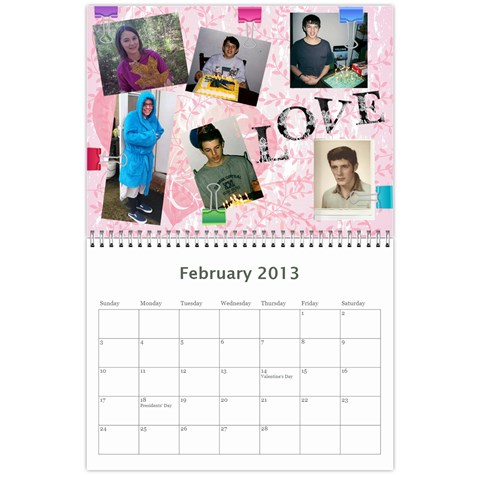 2013 Calendar By Jeri Feb 2013