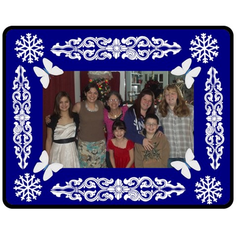 Family Portrait Fleece Blanket (medium) By Kim Blair 60 x50  Blanket Front