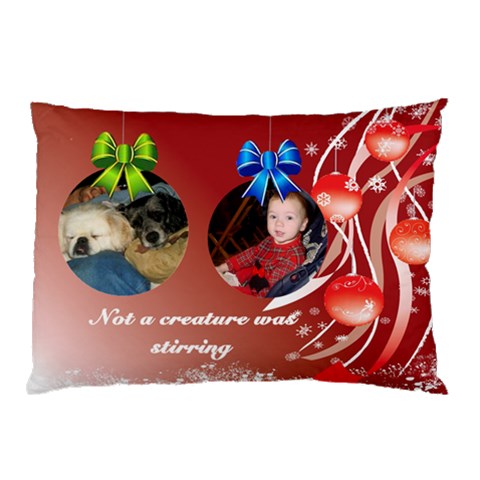 Christmas Eve Pillow Case By Kim Blair Front