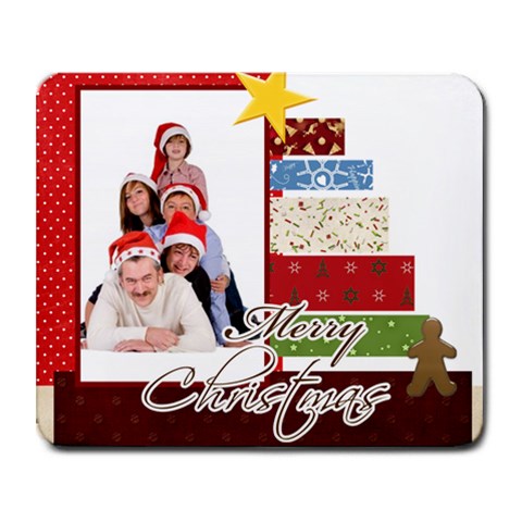 Merry Christmas By Betty 9.25 x7.75  Mousepad - 1