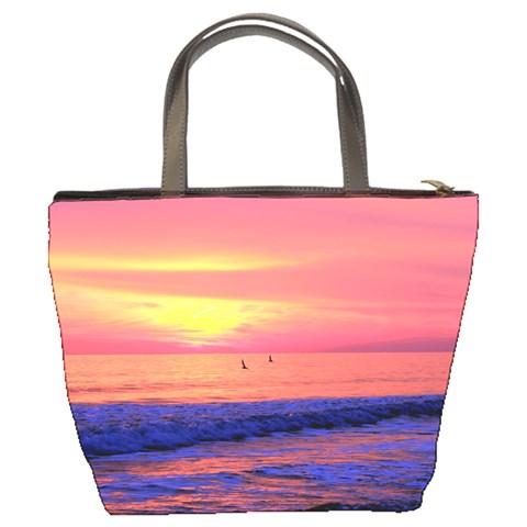 Custom Photo Bucket Bag By Jerri Ward Back