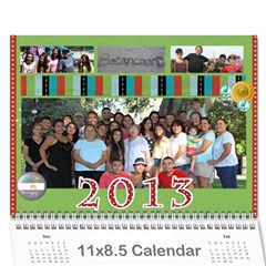 Calendar 2013 - Wall Calendar 11  x 8.5  (12-Months)