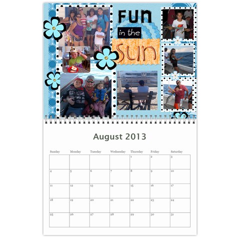 Calendar 2013 By Karen Betancourt Aug 2013