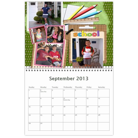 Calendar 2013 By Karen Betancourt Sep 2013
