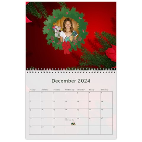 Memory  Calendar 2024 By Kim Blair Dec 2024