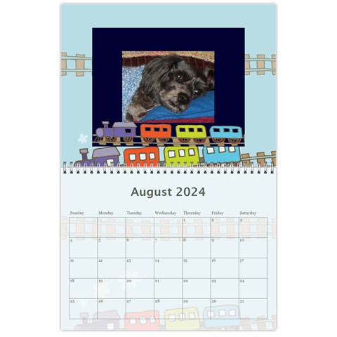 Memory  Calendar 2024 By Kim Blair Aug 2024