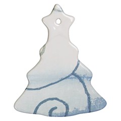 christmas tree 3 (your own photo   text) - Christmas Tree Ornament (Two Sides)