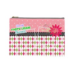 Cherish every little moment. - Cosmetic Bag (Large)
