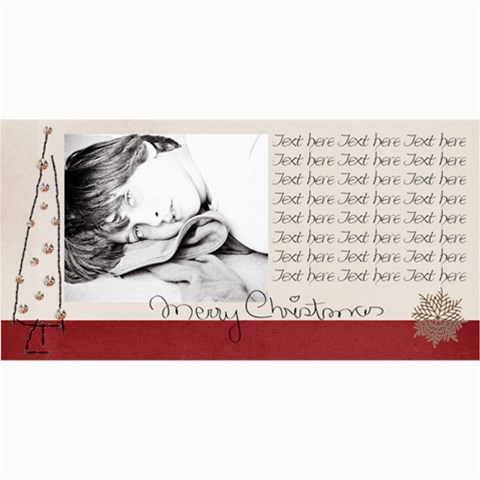 4  X 8  Photo Cards Christmas 02 By Deca 8 x4  Photo Card - 4