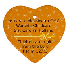 heart children sis holland - Ornament (Heart)