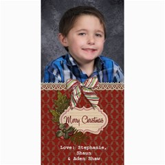 Shaw Xmas Card 2012 - 4  x 8  Photo Cards