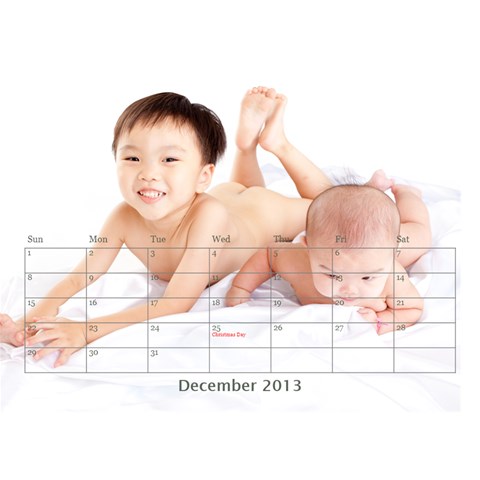 Desktop Calendar By Vivi Dec 2013