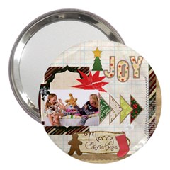 merry christmas - 3  Handbag Mirror