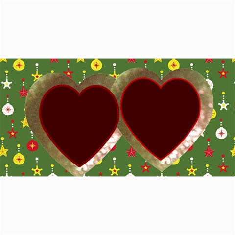 10 Christmas Cards 3 (hearts) Your Photo,text By Riksu 8 x4  Photo Card - 6