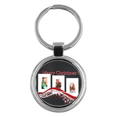 merry christmas - Key Chain (Round)