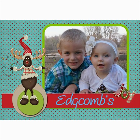 Christmas Card 2012 By Amanda 7 x5  Photo Card - 3