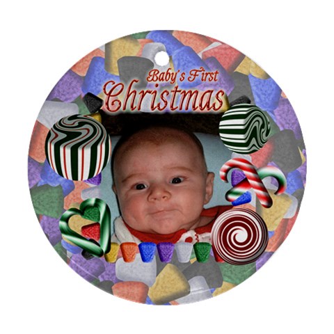 Babys First Christmas Two Sided By Chere s Creations Front