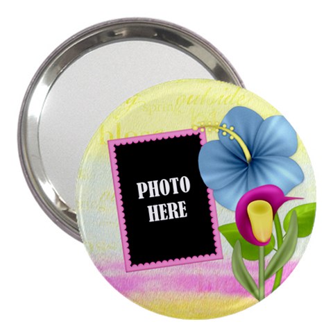 Eggzactly Spring 3  Handbag Mirror 1 By Lisa Minor Front