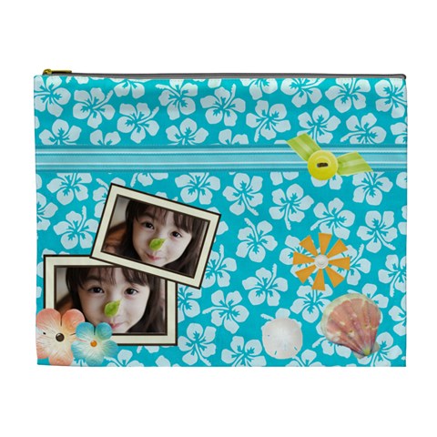 My Little Girl Cosmetic Bag (xl) By Joanne5 Front