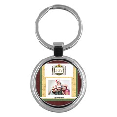 merry christmas - Key Chain (Round)