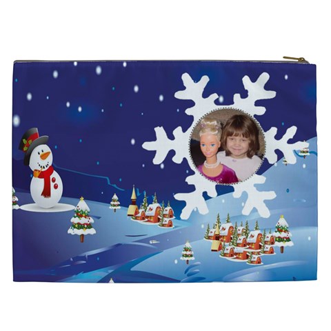 Winter Night Cosmetic Bag (xxl) By Kim Blair Back