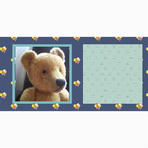 10 Cards With  Old Teddy Bears With Old 8 x4  Photo Card - 9