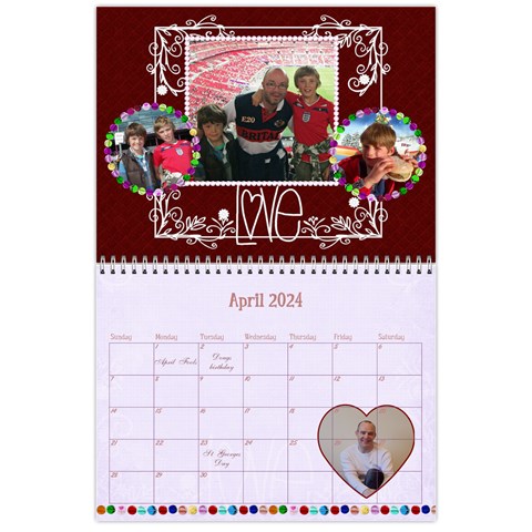 2024 Nannies Calendar By Claire Mcallen Apr 2024