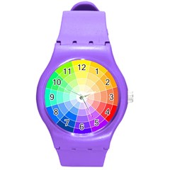 watch.rainbow - Round Plastic Sport Watch (M)