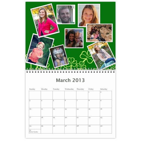 Mom Calendar By Colton Mar 2013