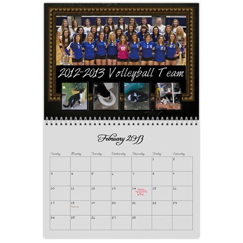 2013 Calendar Main By Odessa Feb 2013
