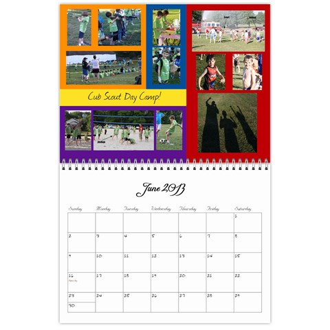 2013 Calendar Main By Odessa Jun 2013