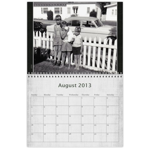 Sisters Calendar For Darlene By Debra Macv Aug 2013