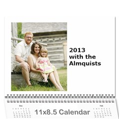 Christmas Calendar - Wall Calendar 11  x 8.5  (12-Months)