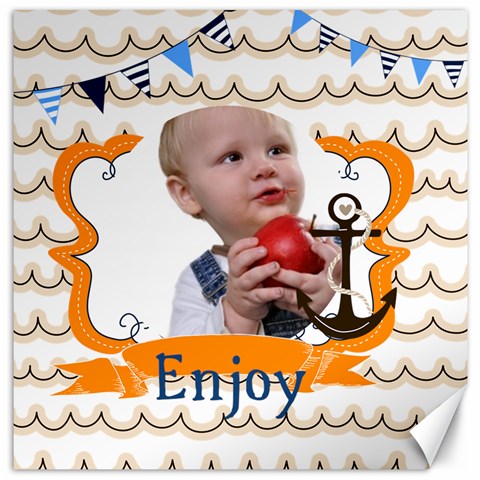 Enjoy Holiday By Mac Book 11.4 x11.56  Canvas - 1