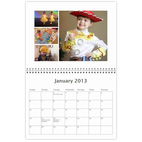 2013 Grandchildren Calendar By Missy Landis Jan 2013