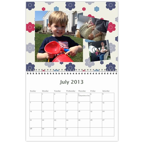 2013 Grandchildren Calendar By Missy Landis Jul 2013