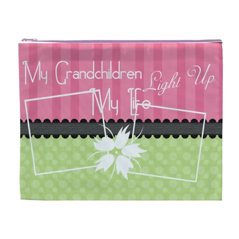 My Grandchildren Light Up My Life Xl Cosmetic By Digitalkeepsakes Front