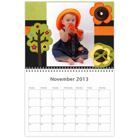 Kate Calendar By Francesca Camilleri Nov 2013