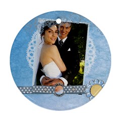 wedding - Round Ornament (Two Sides)