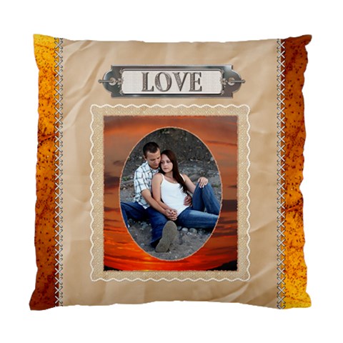 Love Cushion Case (1 Sided) By Lil Front