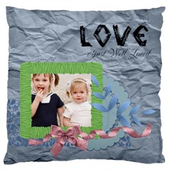 flower kids - Large Cushion Case (Two Sides)