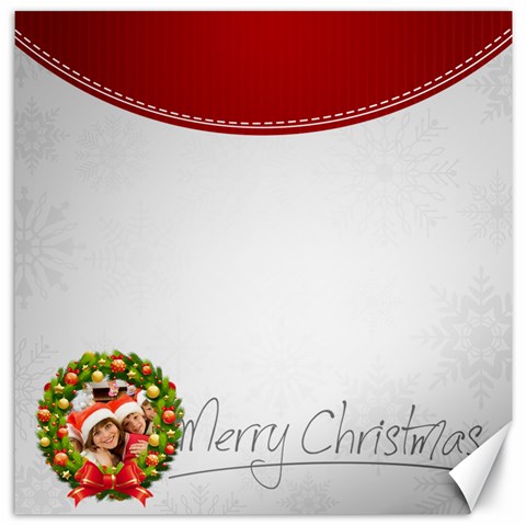 Merry Christmas By Mac Book 11.4 x11.56  Canvas - 1