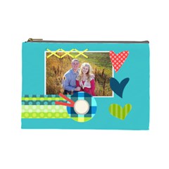 Playful Hearts (7 styles) - Cosmetic Bag (Large)