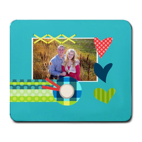 Playful Hearts By Digitalkeepsakes 9.25 x7.75  Mousepad - 1