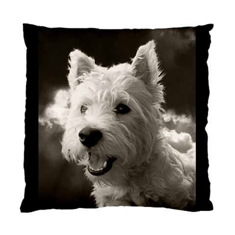 Westie Puppy Cushion By Lou Front