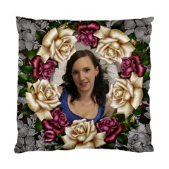 Roses and Lace Cushion Case (2 Sided) - Standard Cushion Case (Two Sides)