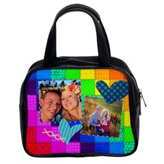 Rainbow Stitch - Classic Handbag (Two Sides)